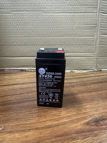 晟阳电池SY440电子秤台称4V4ah通用充电蓄电瓶450大容量6v5AH配件