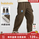 子男童女童灯芯绒长裤 工装 冬装 巴拉巴拉儿童加绒裤 2025新款 童装 裤