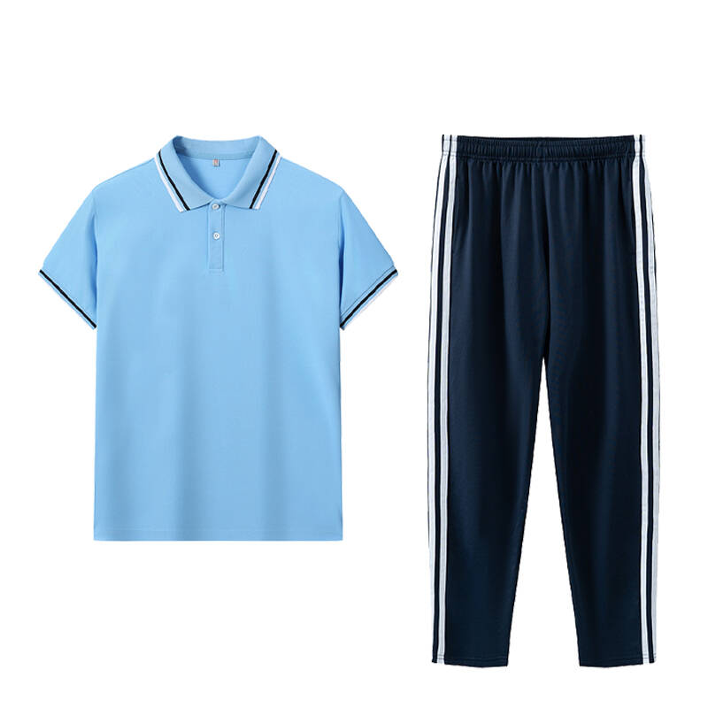 新款夏季中小学生校服套装高中生班服团购学院风男女款运动短袖