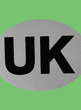 8*13cm 跨境热卖 磁性反光车贴UK 英国汽车车贴 跨境亚马逊车贴