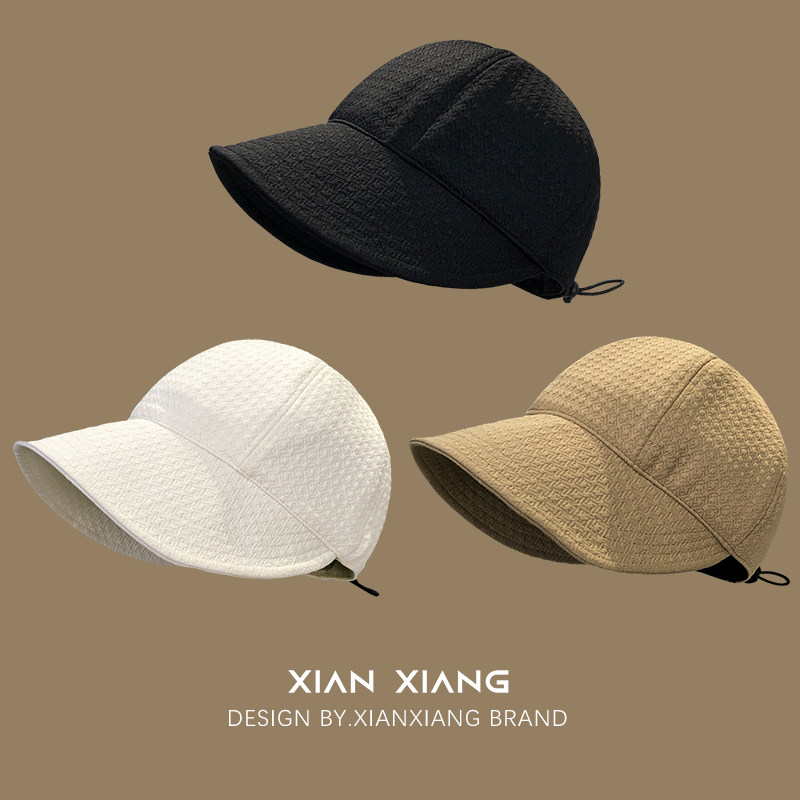 羡项素颜遮脸渔夫帽女修饰脸型