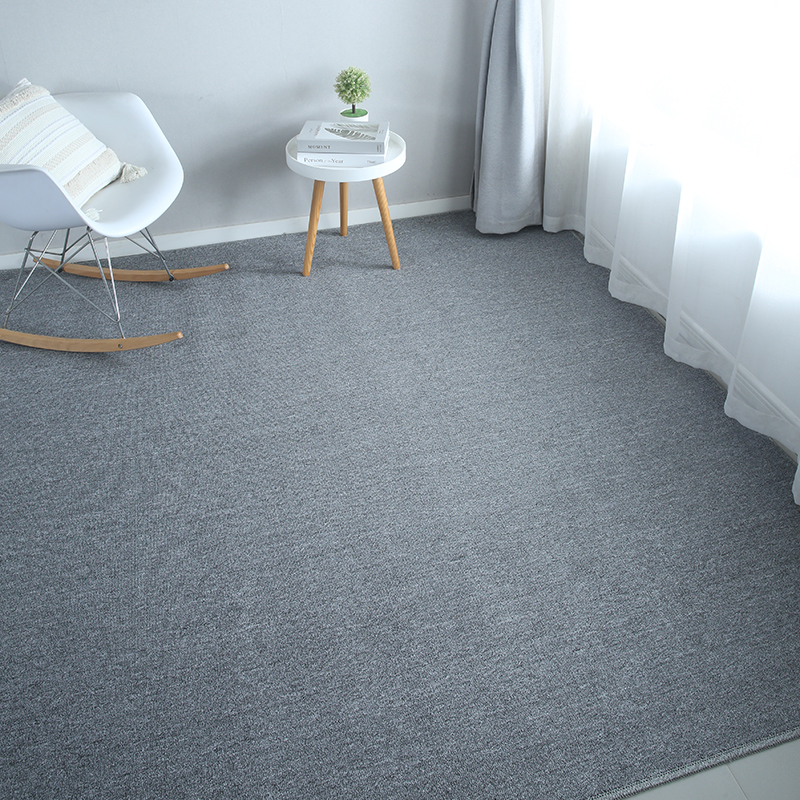 简约办公室地毯灰色隔音地垫阻燃