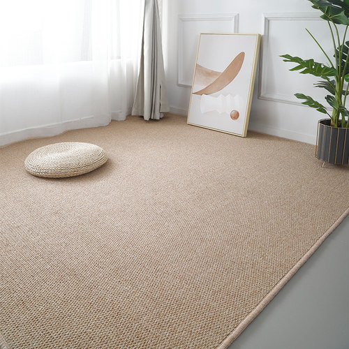 日式地毯仿剑麻客厅茶几毯侘寂风