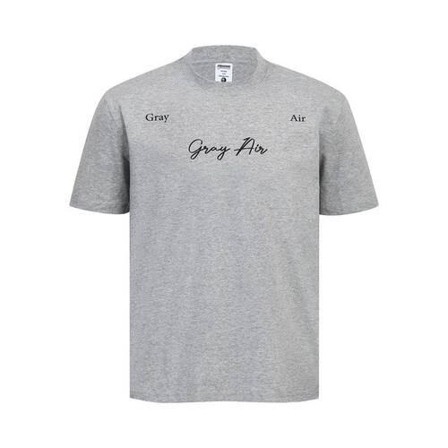 W0122美式复古情侣款街潮解构字母印花设计男式圆领合身版短袖T恤