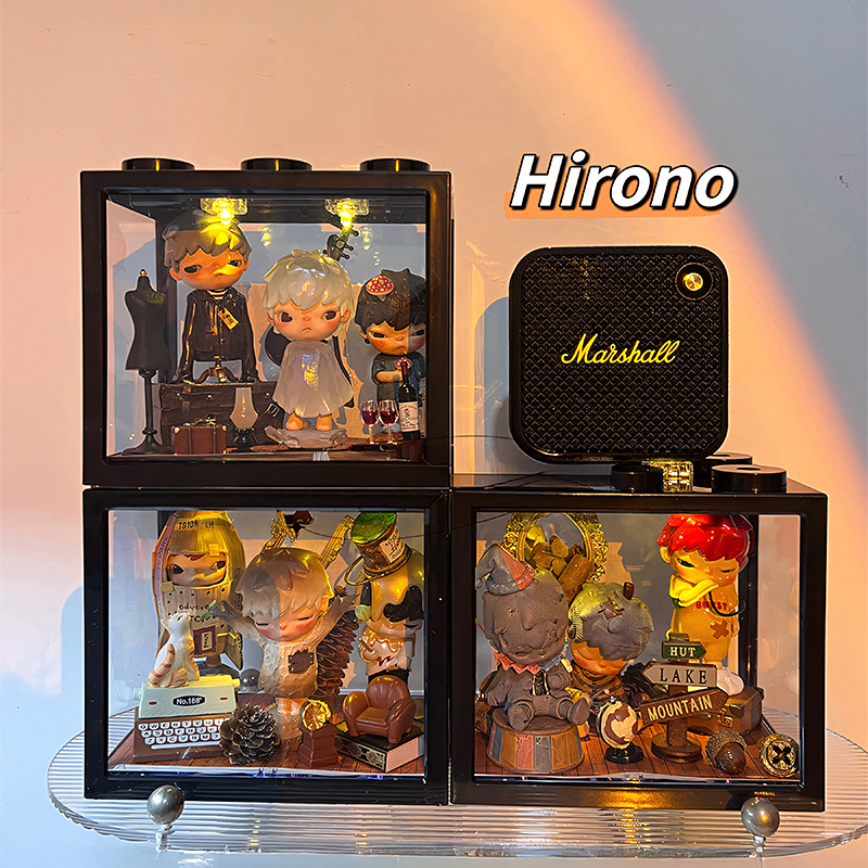 泡泡玛特小野重塑5代展示盒