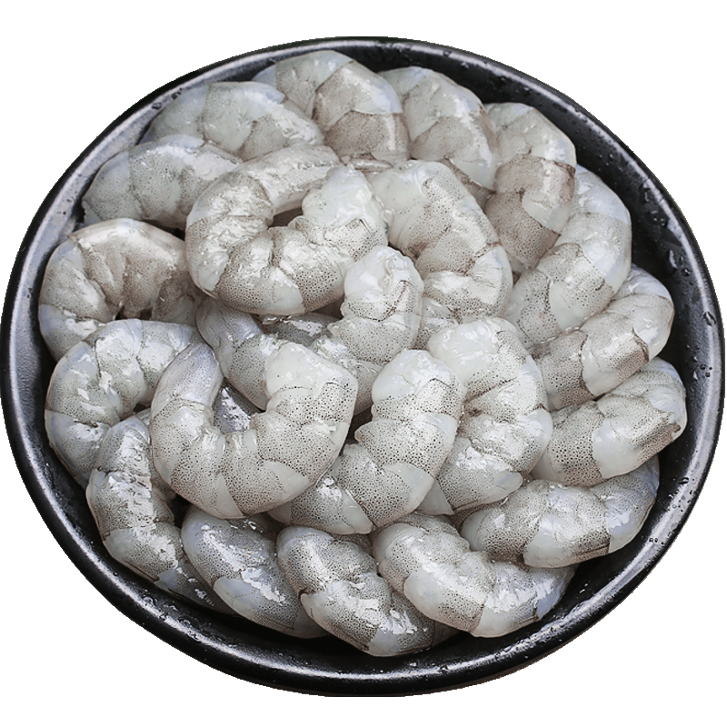 鲜驰无冰新鲜特大青虾仁鲜冻虾仁去虾线冰冻鲜活速冻冷冻虾肉商用