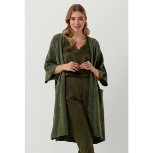 针织开衫 中长款 两色 femme纯色开襟短袖 丹麦极简MC