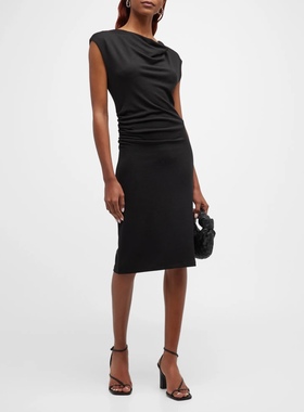 美系轻奢极简VC 女款$245 人造丝 优雅无袖/短袖连衣裙 合集