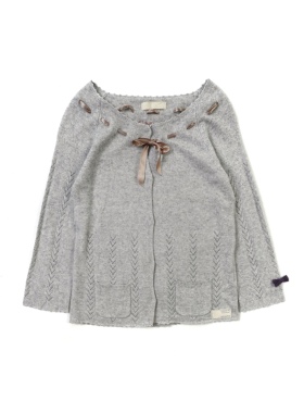 斯德哥尔摩ODD M**LY手工制作北欧波西米亚绒丝混纺针织开衫