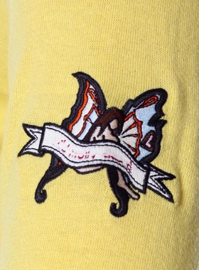 斯德哥尔摩0DD M*11Y 北欧波西米亚 棉质 休闲蝴蝶结刺绣针织开衫