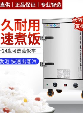 蒸饭柜商用电蒸箱全自动蒸饭机蒸馒头菜食堂燃气蒸饭车蒸饭箱