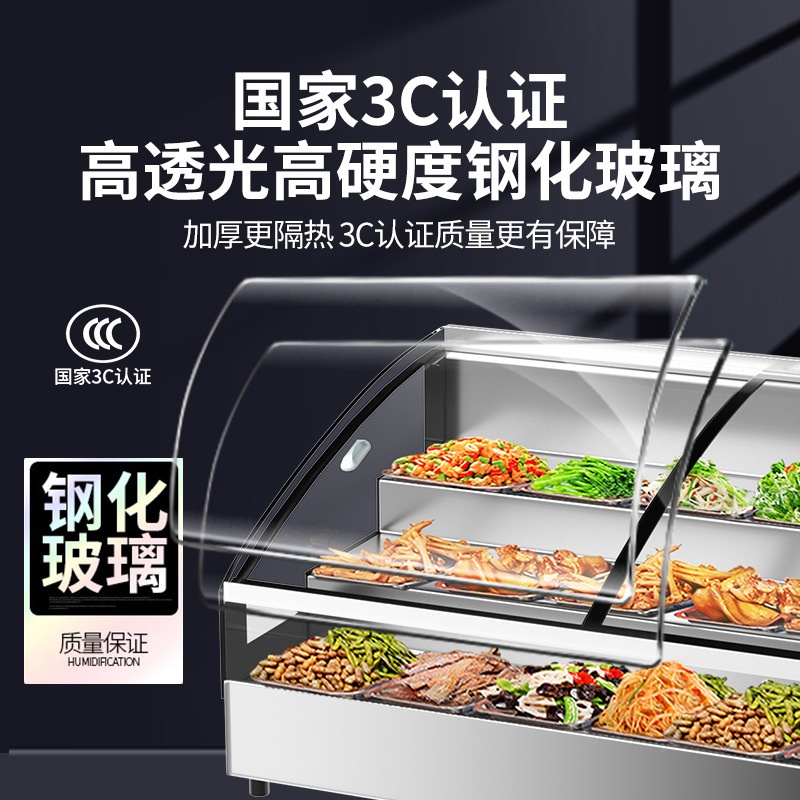 三轮车移动冰柜摆摊冰箱烧烤熟食串串卤菜台式冷藏保鲜展示柜