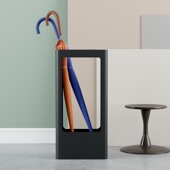 雨伞收纳架家用门口放伞置物架入户伞架雨具长方形沥水架伞桶