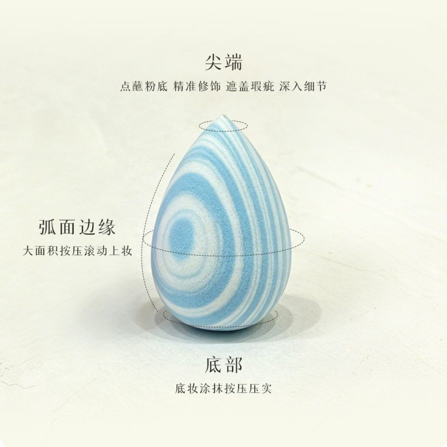 GGRG歌苒迷你美妆蛋小美妆蛋20粒遮瑕粉底液细节海绵水滴小粉扑