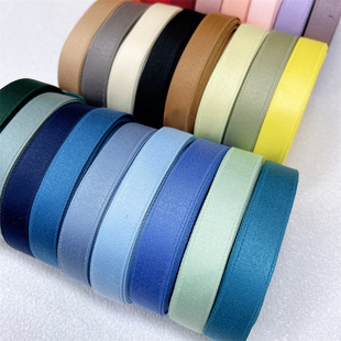 1.5cm哑光涤棉带手工diy发饰丝带蝴蝶结发夹材料鞋帽装饰服装辅料