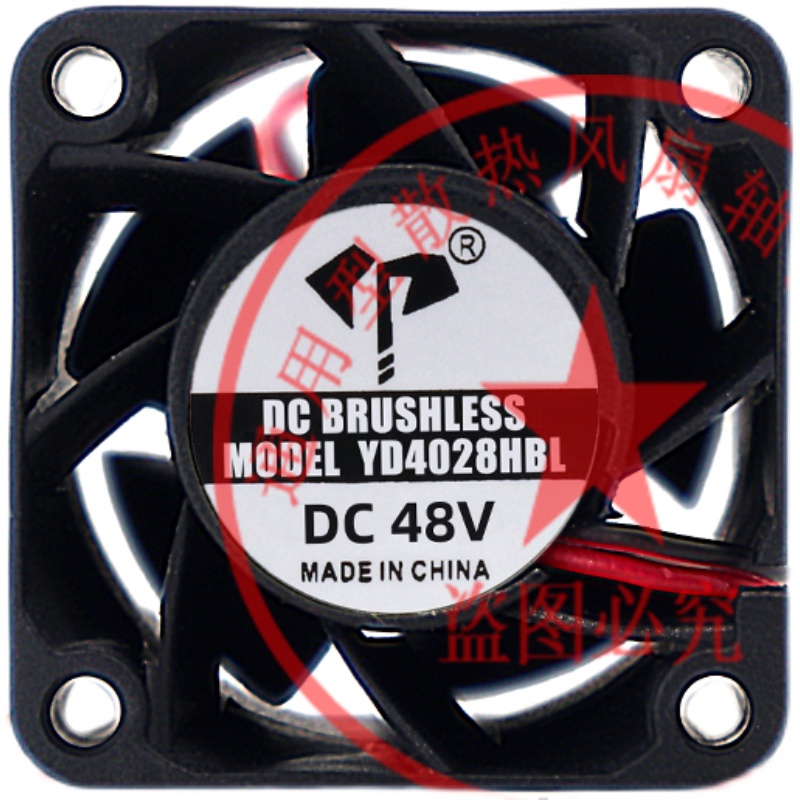 全新4cm厘米公分4028 40x40x28mm 双滚珠轴承DC48V 电源 散热风扇