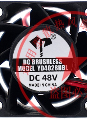 全新4cm厘米公分4028 40x40x28mm 双滚珠轴承DC48V 电源 散热风扇
