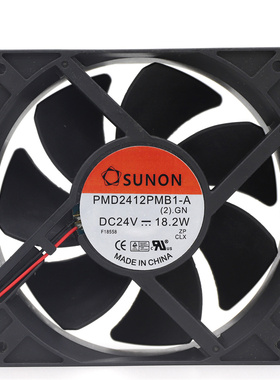 全新建准PMD2412PMB1-A DC24V 18.2W  SUNON 12038 设备风扇