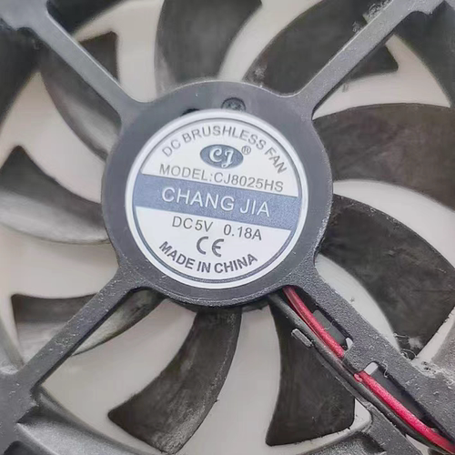 全新原装CJ8025HS 5V 0.18A 8CM 8025 2线 机箱散热风扇