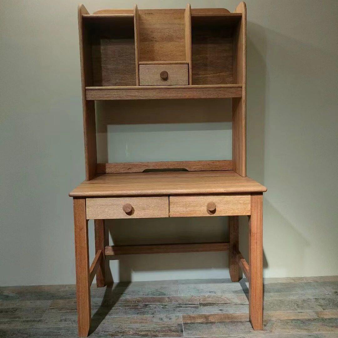 檀丝木实木儿童书桌电脑桌写字桌1m/1.2m书桌包邮包安装