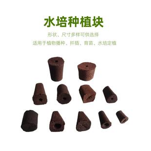 炭泥定植海绵无土栽培海绵块扦插播种育苗水培块多肉栽培基质块