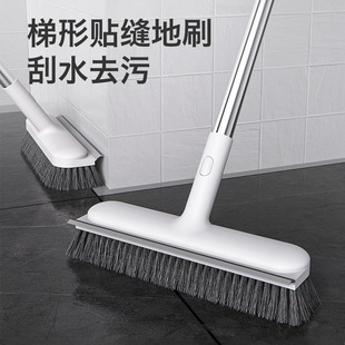 卫生间地板地缝刷子浴室洗手间厕所清洁刮刷一体刷墙无死角长柄刷
