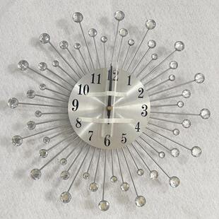 创意装 饰时钟满天星客厅挂钟艺术挂墙北欧简约静音外贸跨境亚马逊