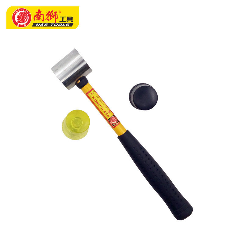 直供南狮多规格安装锤铁柄锤子小胶锤子五金工具厂家直销