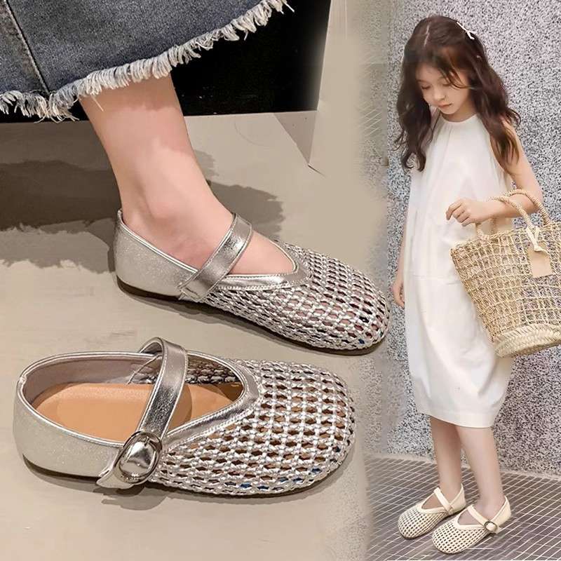 netx MaxM女童凉鞋夏款2025新款儿童公主凉鞋包头镂空运动沙滩鞋