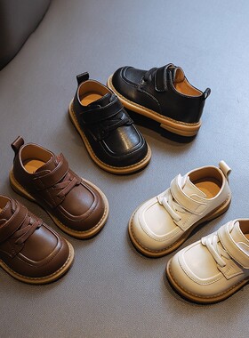 英国Netx road宝宝鞋子软底儿童2024春秋新款女婴儿女童防滑皮鞋