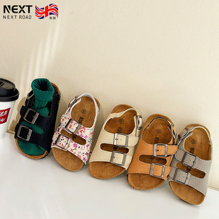 Road儿童软木凉鞋 夏季 英国Next ins韩版 新款 男女童休闲露趾勃肯鞋