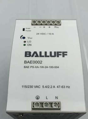 BALLUFF巴鲁夫电源 BAE0002  24V10A 全议价