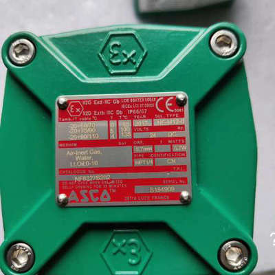 议价ASCO隔爆电磁阀NF8327B202，电压24DC, 5.