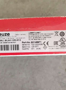 议价ODS9L1.8/LAk-1050-M12 全新原装正品