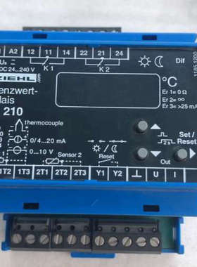 ZIEHL温度控制继电器 TR210  T224073，
