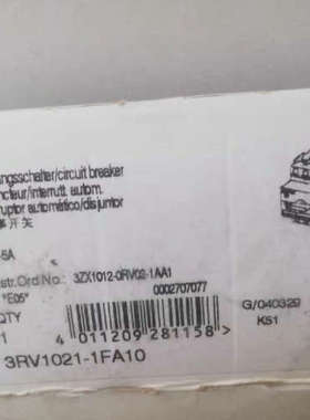 议价商品3RV1321-1DH10 马达电机保护断路器 西门子 SI
