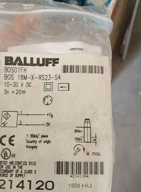 议价巴鲁夫光电传感器BOS01FH  BOS 18M-X-RS2