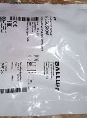 全新BES05KW巴鲁夫接近传感器BES M12MI-PSC
