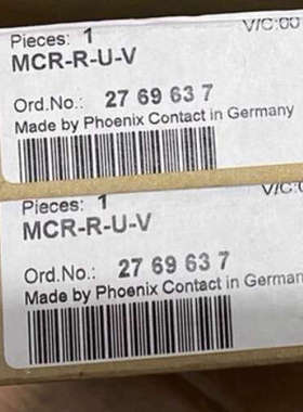 议价商品菲尼克斯MCR-R/U-V变送器，货号2769637，阻值变