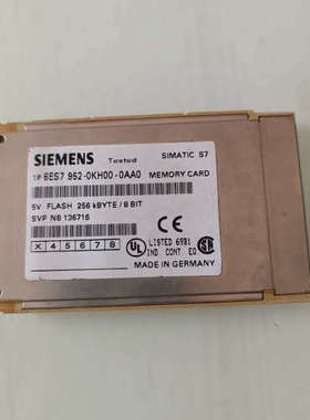议价西门子6ES7 952-0KH00-0AA0。缺绿色盖