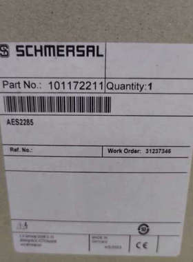 议价商品Schmersal 101172211施迈赛全新安全继电器A