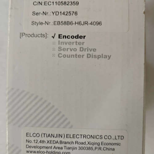 议价宜科编码器EB58B6-H6JR-4096全新原装正品现货速