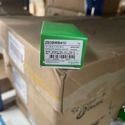 议价施耐德红色带灯按钮基座 ZB2BWB41C 自复位24V全新