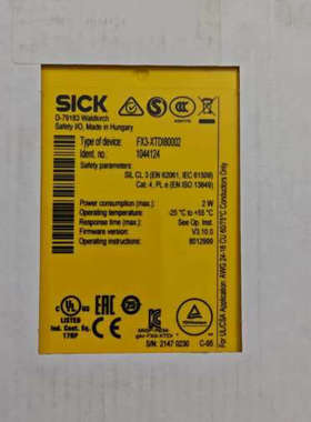 议价西克SICK继电器，FX3-XTDI80002/1044