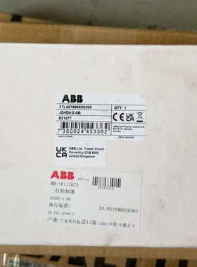 议价商品全新ABB JSHD4-2-AB三位控制器，型号2TLA01
