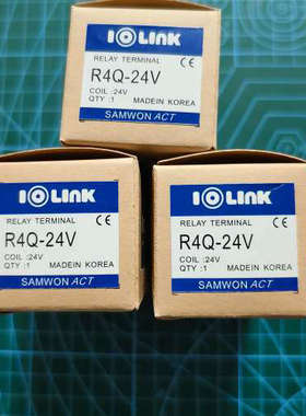 全新韩国三元SAMWON IOLINK R4Q-24V继电器