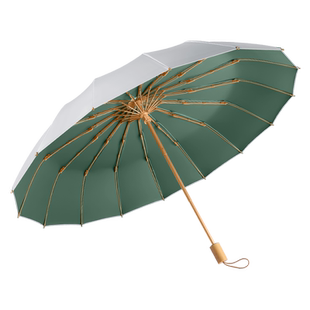 16骨高颜值彩胶雨伞手动晴雨两用太阳伞防晒防紫外线遮阳伞UPF50+