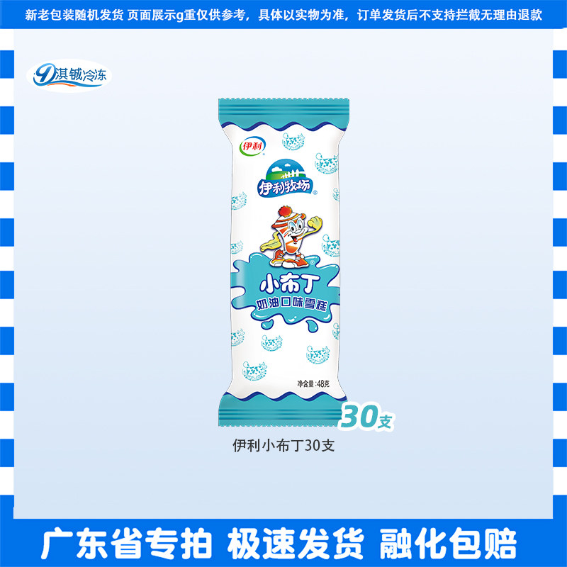 伊利冰淇淋小布丁雪糕