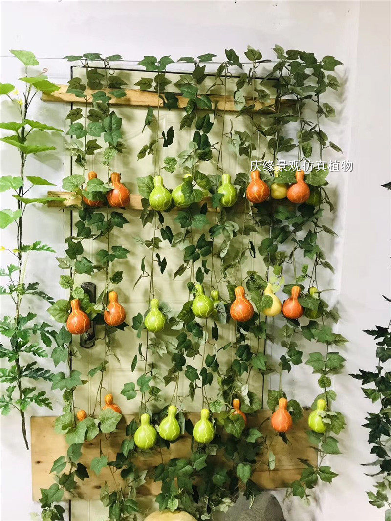 仿真葫芦藤水果藤条挂件缠绕装饰绕水管道天花板遮挡田园风格