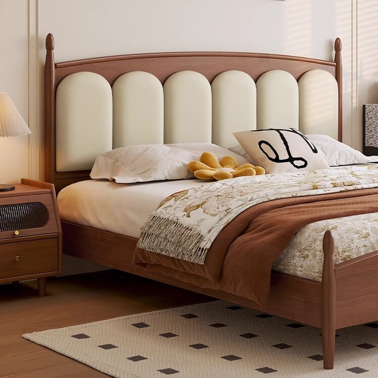 香港包邮中古风实木床202